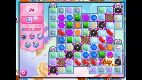 Candy Crush Level 5855 Talkthrough, 25 Moves 0 Boosters