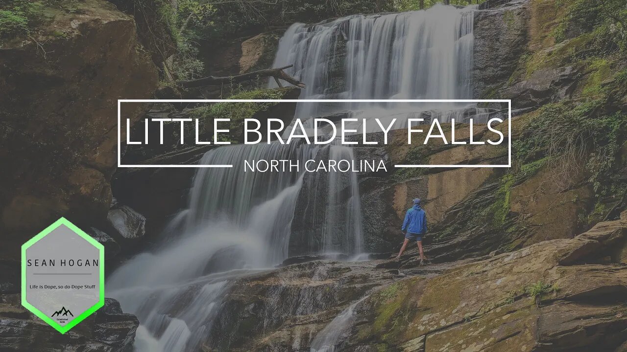 Little Bradley Falls, NC -- 4K Cinematic