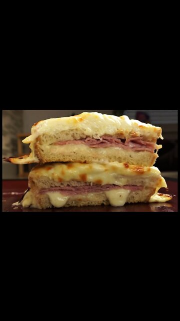 Quick And Easy Croque Monsieur Recipe #Shorts
