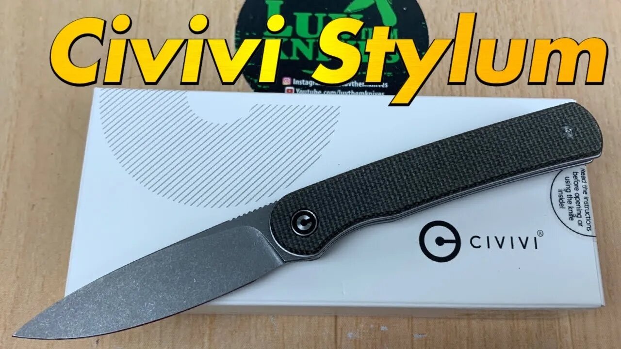 Civivi Stylum /includes disassembly/ lightweight double detent non locking EDC Ferrum Forge design