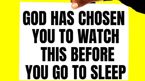 God Will Bless & Protect You As You Sleep | God Message