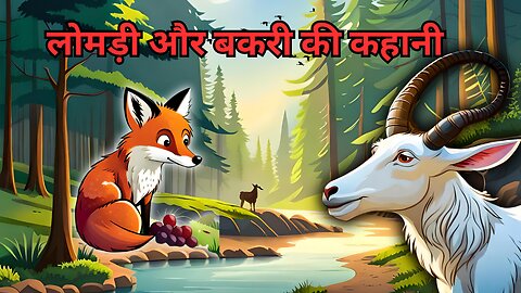 Fox and Goat story | लोमड़ी और बकरी की कहानी | hindi moral story | kids story