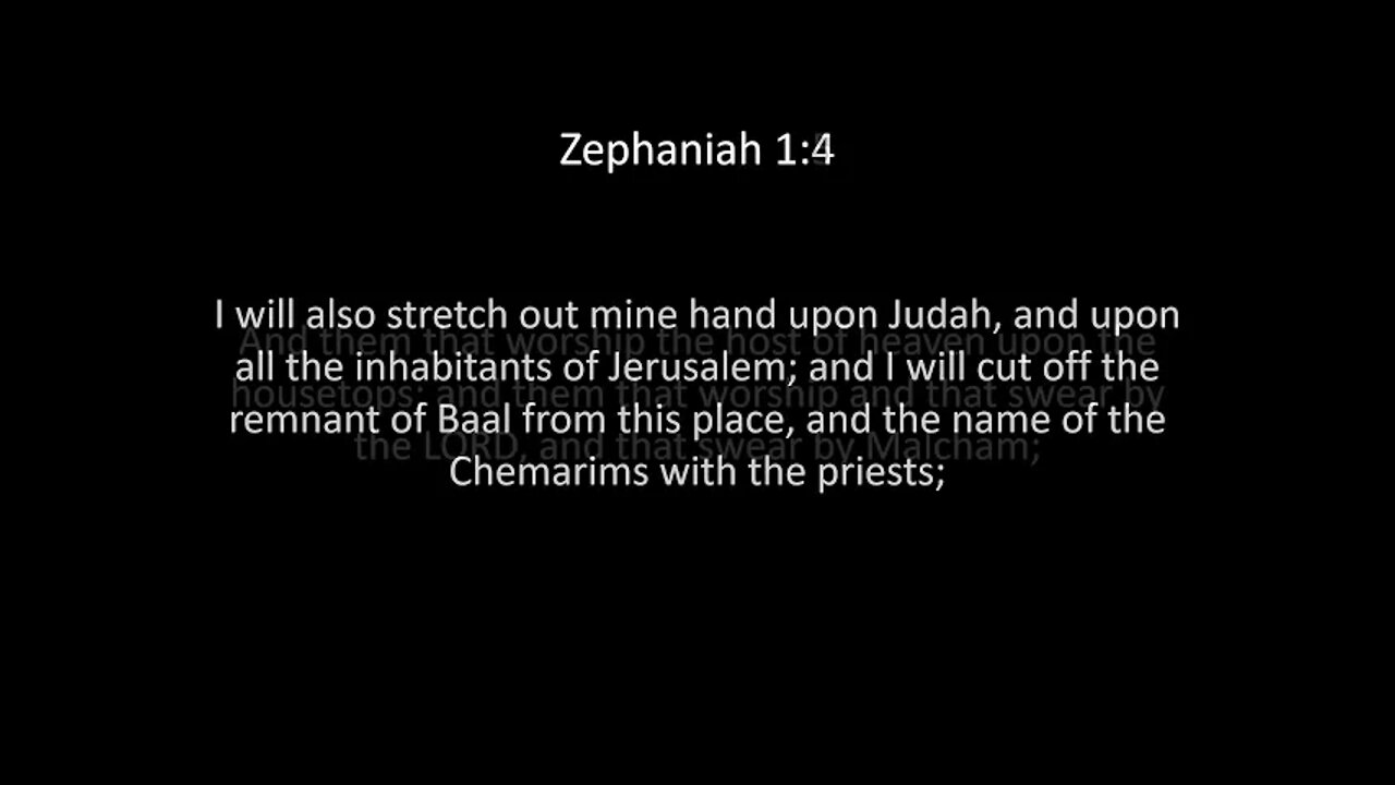 Zephaniah Chapter 1