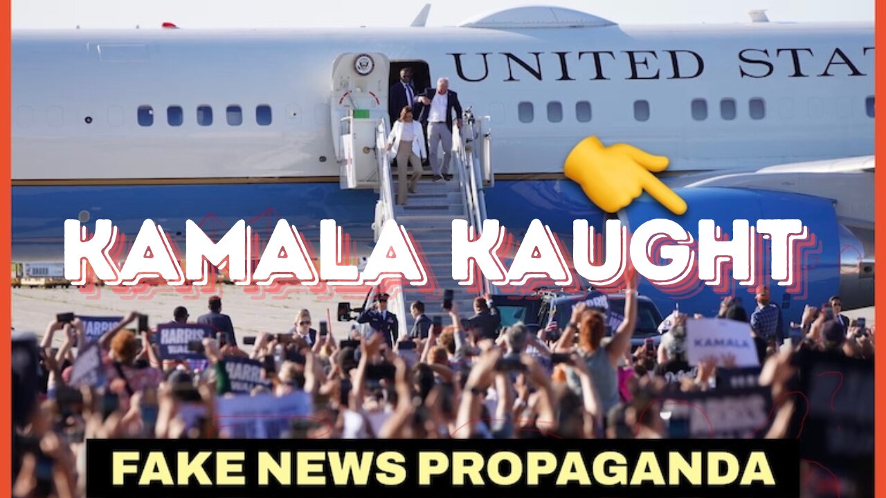 UNPRECEDENTED 1st Use of A.I. in a PRESIDENTIAL Campaign | Air Force 2 FAKE Crowd - No TURNING BACK!