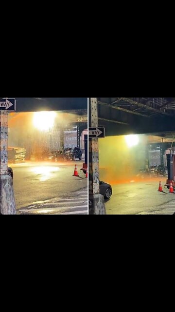 NYC subway track erupts into flames thanks to ‘60-year-old cable’