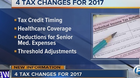 4 tax changes for 2017