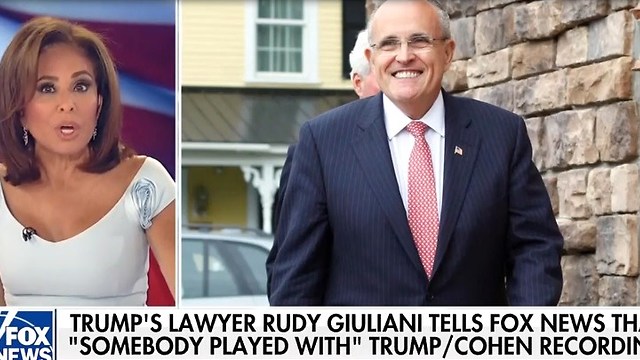 Rudy Giuliani: Experts say leaked Trump-Cohen tape was doctored