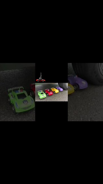 Plastic Toys destroyed by a Car #unzip #tiktok