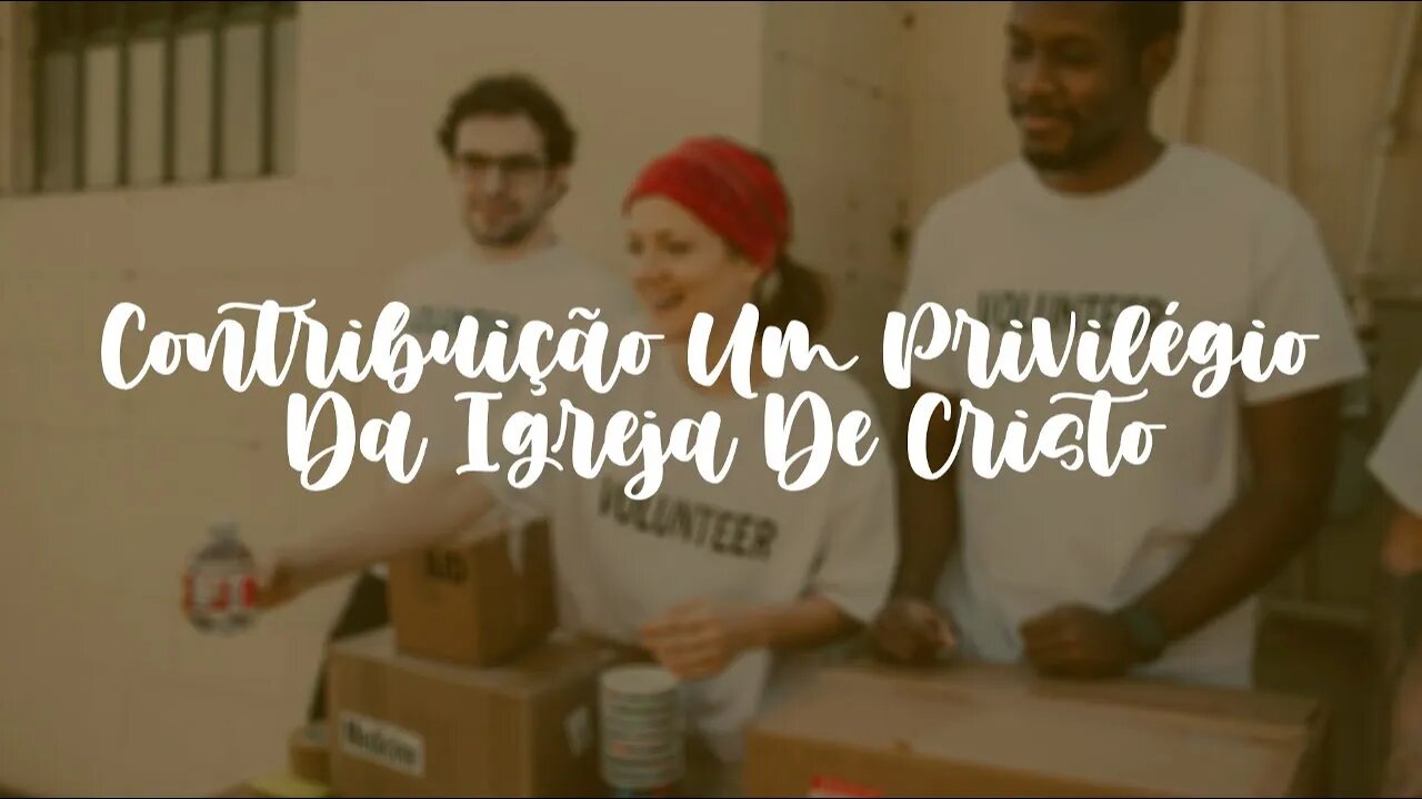 IBAN | Contribuição Um Privilégio Da Igreja De Cristo | Pr Célio