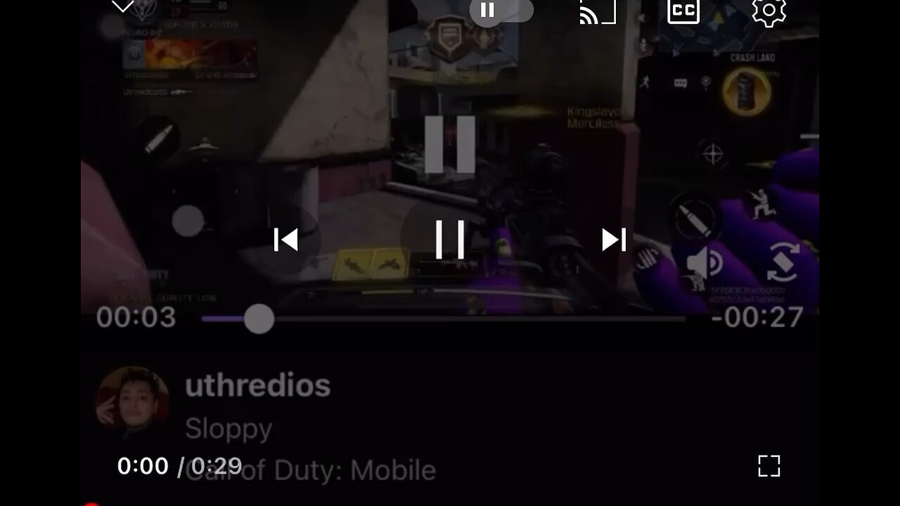 My first COD:Mobile clip