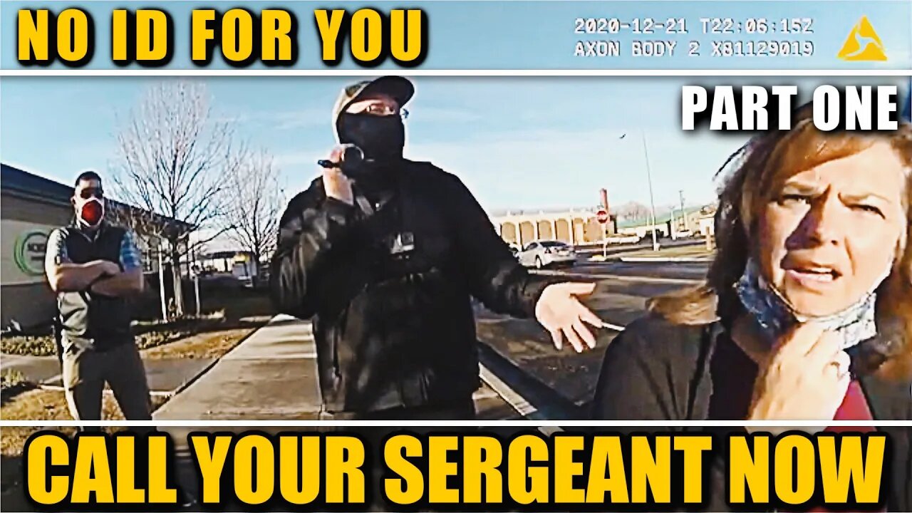 "Do I Look Pretty In Your Camera?" - Bias Cops Try Intimidation To ID For Bogus-Trespassing, Part 1