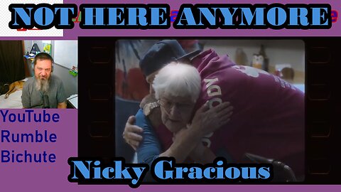 NOT HERE ANYMORE -Nicky Gracious -Pitt Reacts