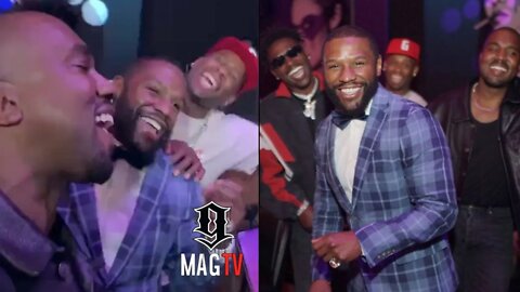 Kanye West Sings Karaoke While Celebrating Floyd Mayweather's 46th B-Day! 🎤