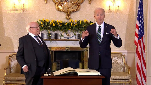 BREAKING! Biden in Ireland: "I'm not going home. I'm staying here."