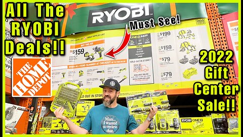 Home Depot RYOBI Deals From Gift Center Event!