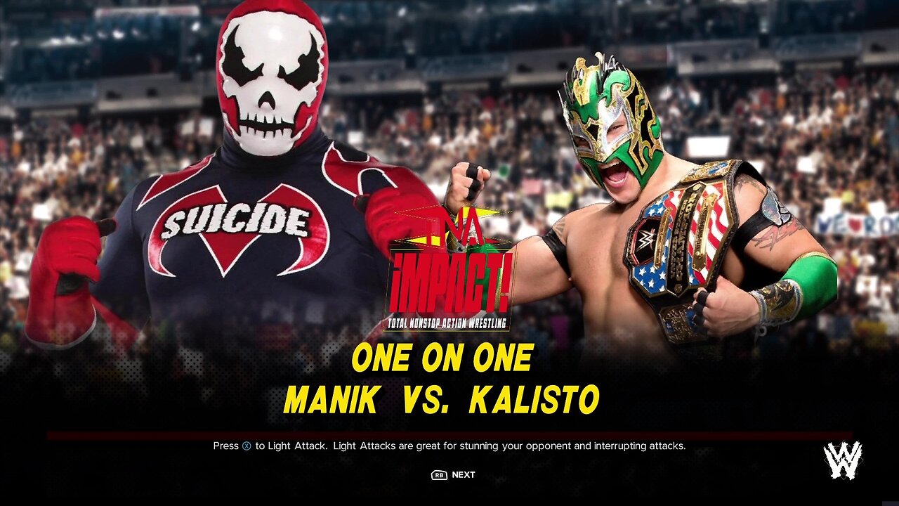 WWE 2k24 Suicide Manik vs Kalisto