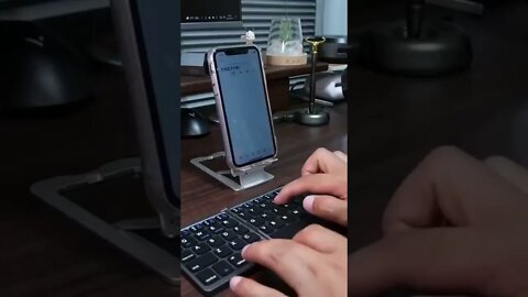 Portable Mini Three Folding Bluetooth Keyboard😍