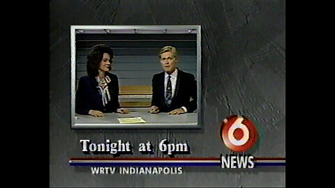 February 19, 1989 - Angela Cain & Greg Todd WRTV News Bumper