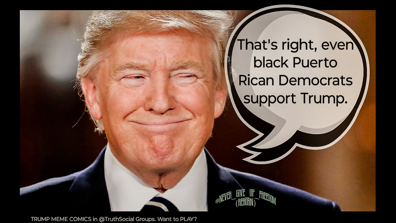 Even black Puerto Rican Democrats LOVE @realDonaldTump !!!