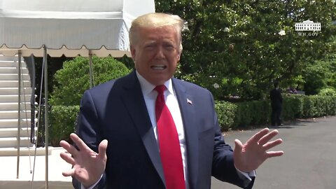 President Trump Delivers Remarks Upon Departure
