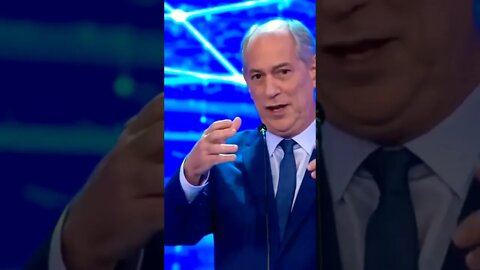 Ciro debatendo com Lula.