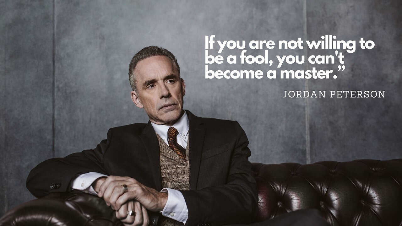 Jordan Peterson Motivational Speech "Why Should You Even Bother Improving Yourself?"