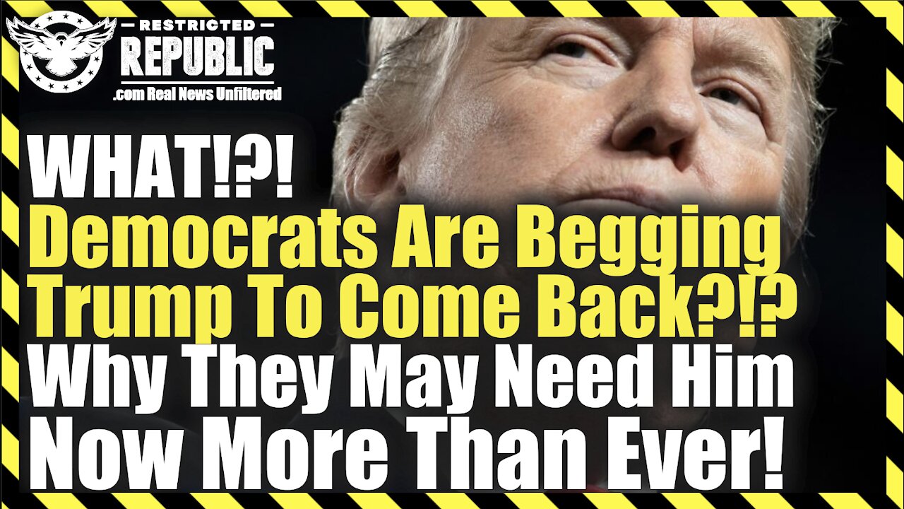 WHAT!?! Are Democrats Seriously Begging For Trump To Come Back?!? They Need Him Now More Than Ever!