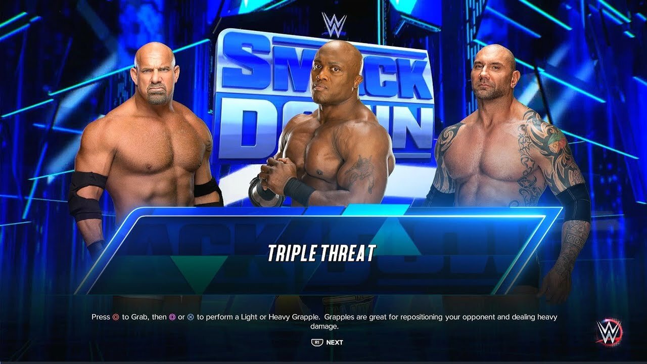 Bobby Lashley vs. Goldberg vs. Batista