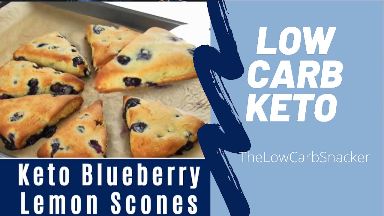 Low Carb Keto Blueberry Scones