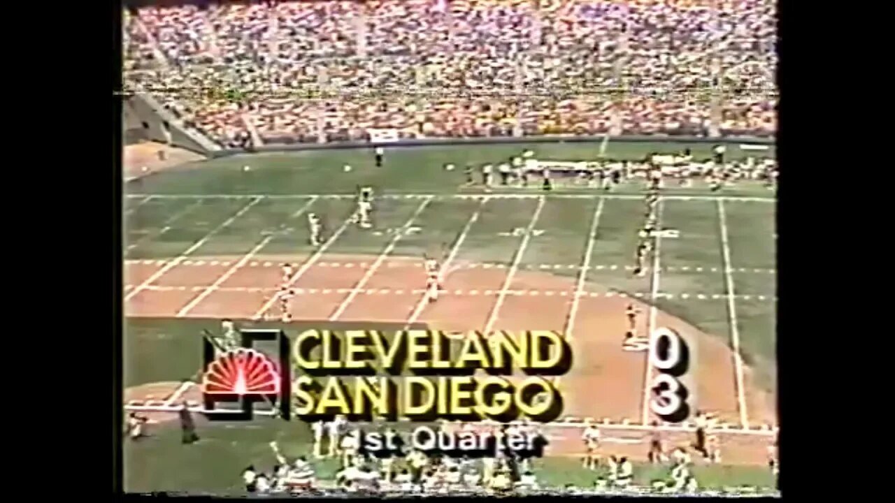 1983-09-25 Cleveland Browns vs San Diego Chargers