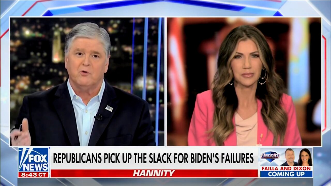 Gov. Kristi Noem joins Hannity to Discuss Blueprint to Combat CCP