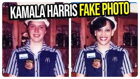 FAKE PHOTO! Team Kamala Spreads DOCTORED Photographs of Her in McDonald's Uniform! Viva Frei RANTS!