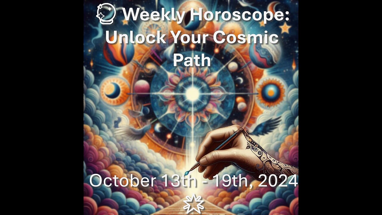 🔮 Weekly Horoscope (October 13th - 19th, 2024): What Do the Stars Hold for You? 🌟