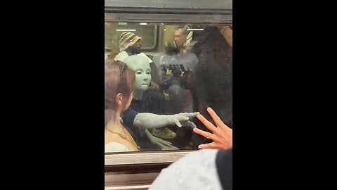 This is typical of what tourists visiting America will see in a normal day on the NYC subway...