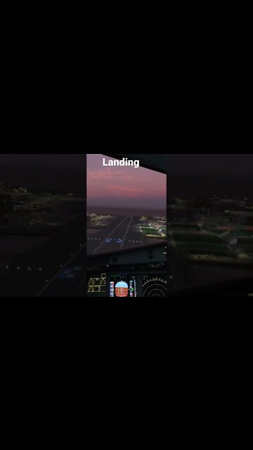 Severe Crosswind Plane Landing #short #shorts #flightsimulator