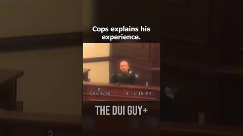 Cop: "Yeah, we are TAUGHT to look for indicators of Impairment, But I Don't Always See them." What?!