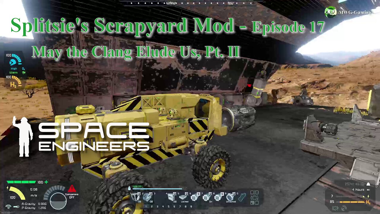 Space Engineers – Splitsie’s Scrapyard – Ep. 17 May the Clang Elude Us Part II