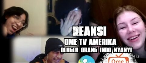 THE REACTIONS OF AMERICANS HEARING INDONESIAN PEOPLE SING SONGS FOR THEM ! OME TV AMERICA