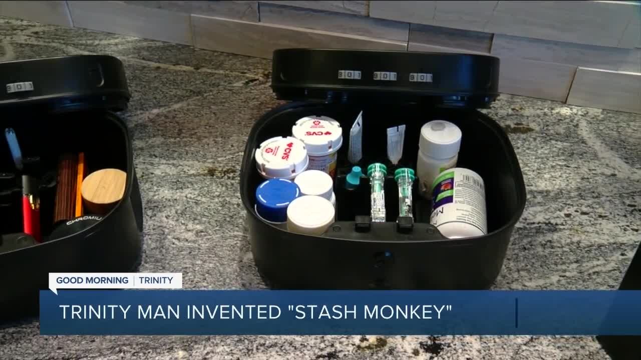Trinity man invents device to help prevent kids access to drugs inside the home