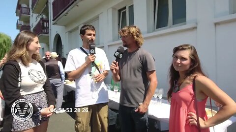 Nils Peyo Anaïs - apéro d’honneur - inauguration La Géante du Viaduc - Radio Biarritz [en direct 🔴]