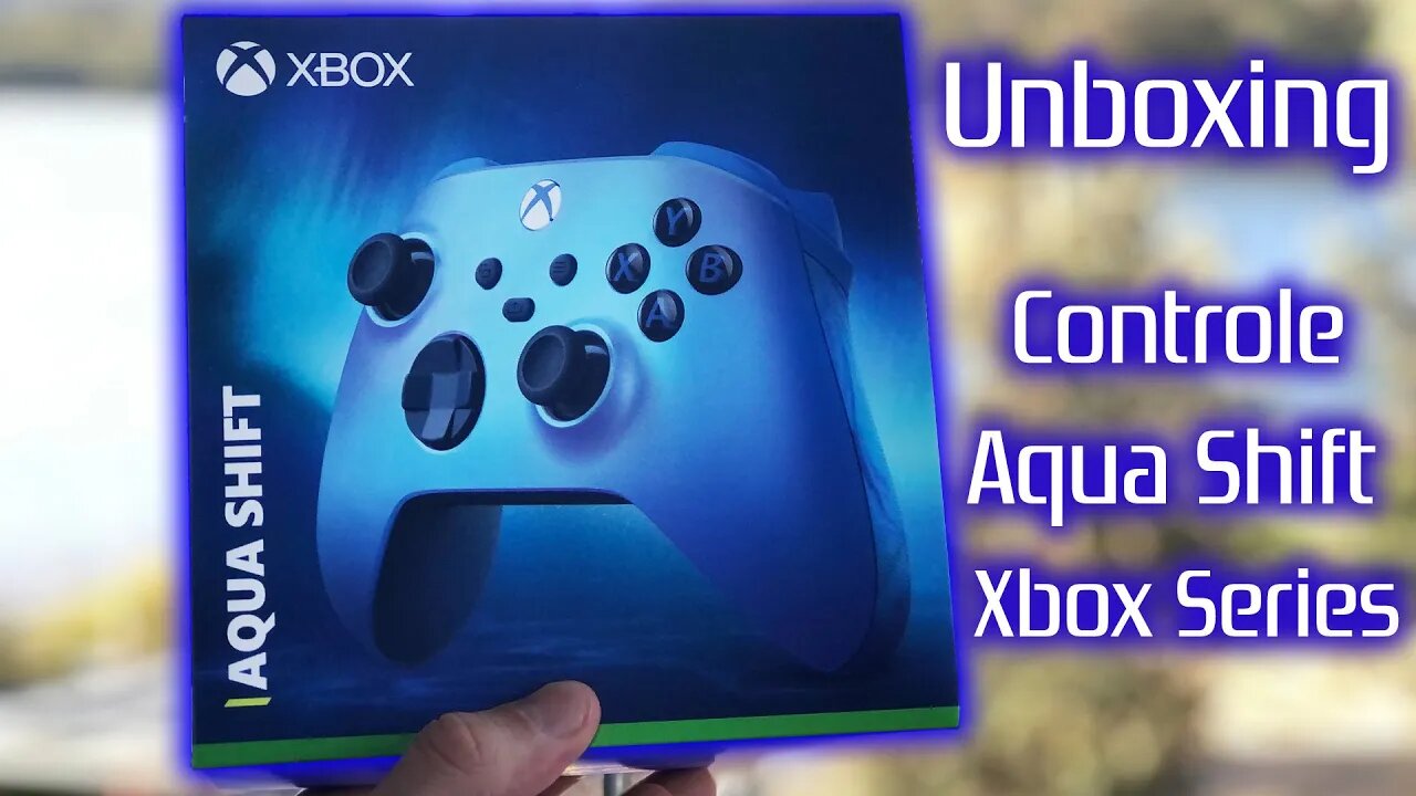 Unboxing: Novo Controle Xbox Series X/S - Aqua Shift