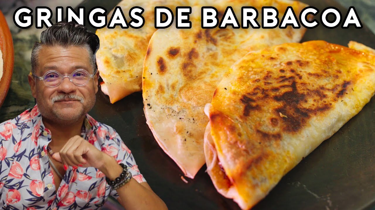 Barbacoa Tacos and Gringas de Barbacoa with Consomé | Pruébalo with Rick Martinez