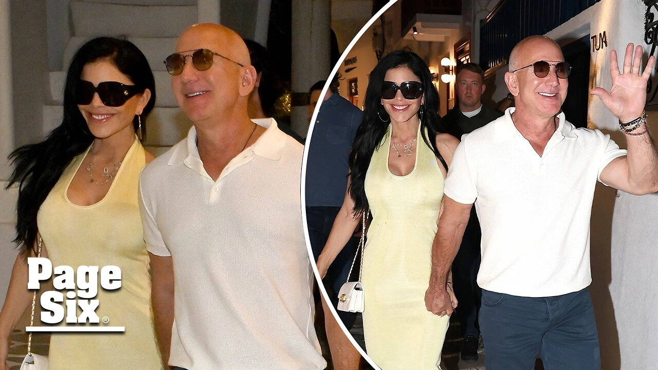 Jeff Bezos and Lauren Sánchez take Greece by land, air and sea on Mykonos yacht vacation