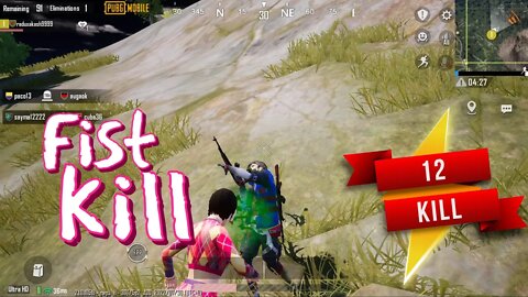 Fist Kill | PUBG Gameplay | Noob GAMER |