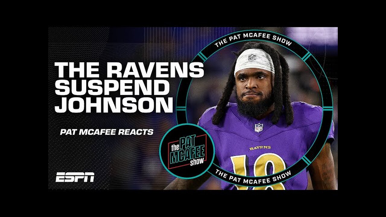 Diontae Johnson SUSPENDED for conduct detrimental to the Ravens | The Pat McAfee Show