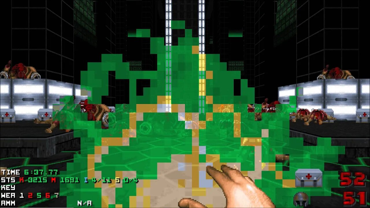 Doom 2 NoReason's Speedmaps 3 Level 13 UV with 100.4% in 32:59