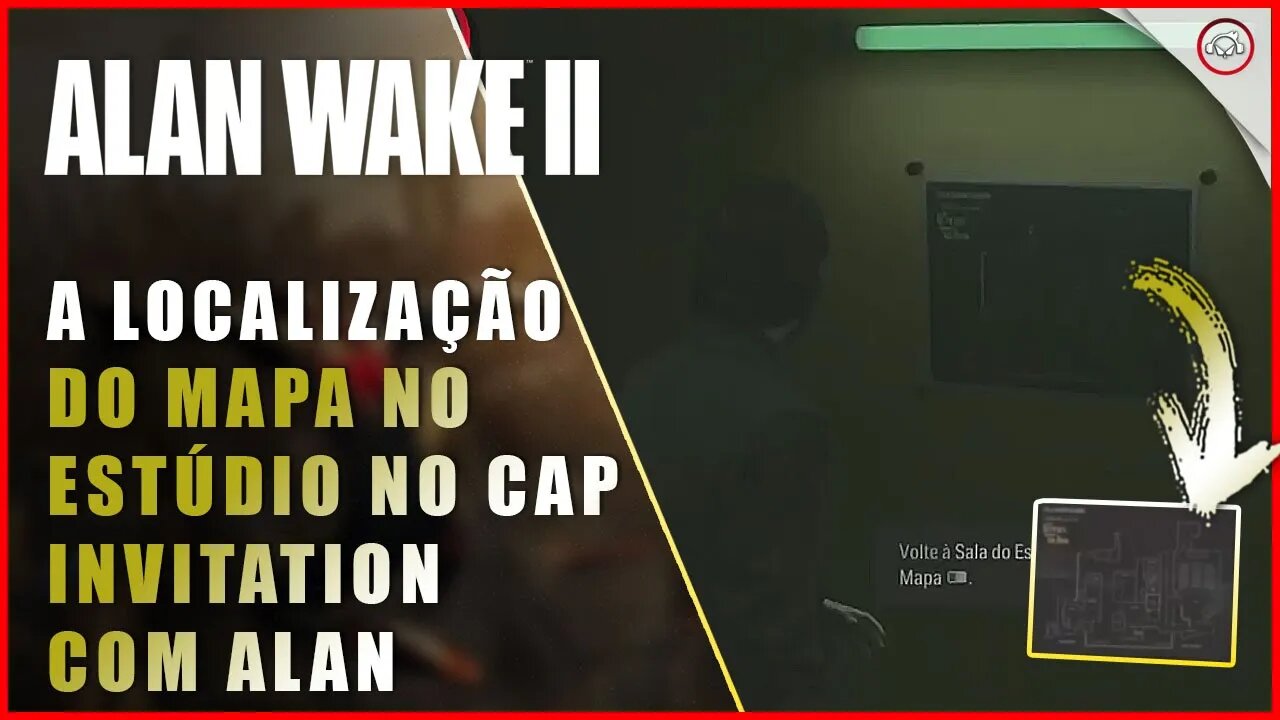 Alan Wake 2, A localização do mapa no Estúdio do Talk Show em Initiation | Super-Dica