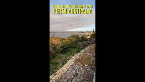 Exploring Perth Australia: City Skyline from Kings Park #shorts