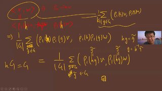 G invariant inner product and the proof of Schur's lemma