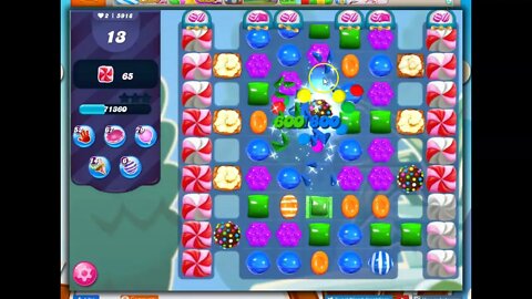 Candy Crush Level 5918 Talkthrough, 27 Moves 0 Boosters